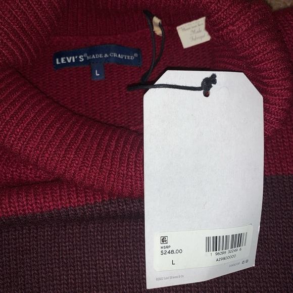 LEVI'S MADE & CRAFTED FLARED SWEATER OVERSIZED TURTLE NECK - Picture 2 of 7